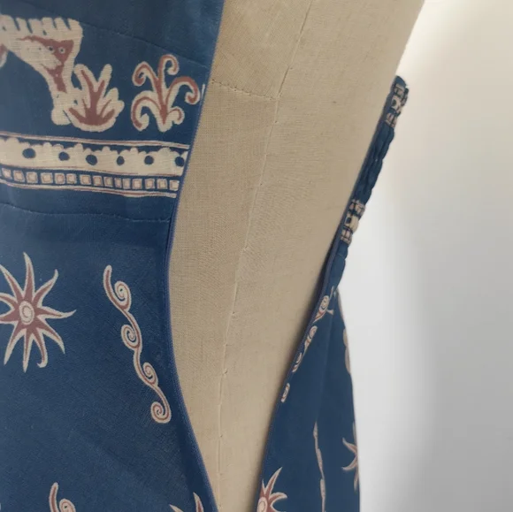 ALEMAIS Acacia printed linen midi dress - Picture 14 of 16